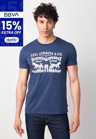 Camiseta Levi's Graphic Azul Levis