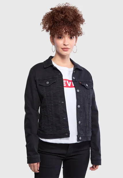 Chaqueta Denim Levi's The Truker Original Negro