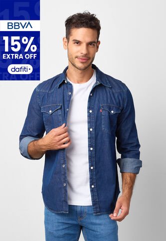 Camisa Denim Levi's Índigo Medio Levis