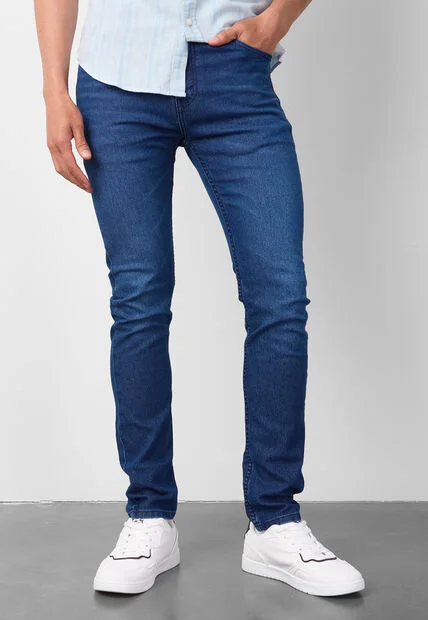 Jean Levi's 510 Skinny Fit Índigo Medio