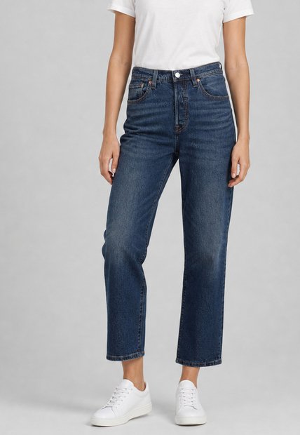 Jean Levi's 501 Crop Fit Índigo Oscuro