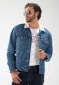 Chaqueta Denim Azul-Blanco Levi's Sherpa Trucker de Levis