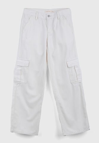 Jean Cargo Levi's Superlow Fit Marfil Levis