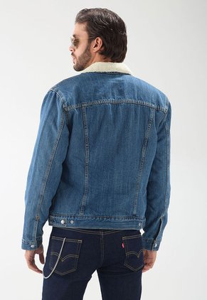 Chaqueta Denim Azul-Blanco Levi's Sherpa Trucker