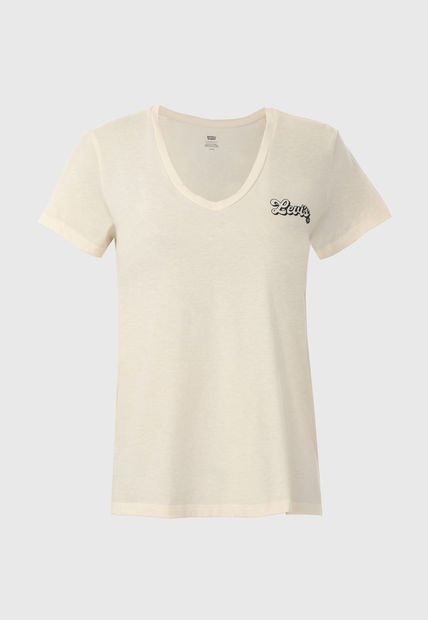 Camiseta Beige-Negro Levi's