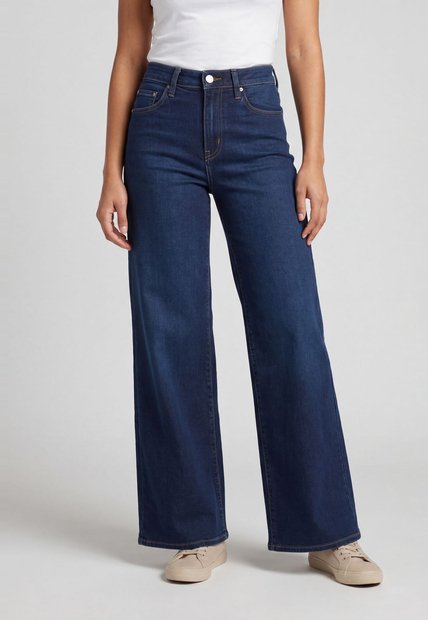 Jean Levi's 728 Wide Leg Fit Índigo Medio