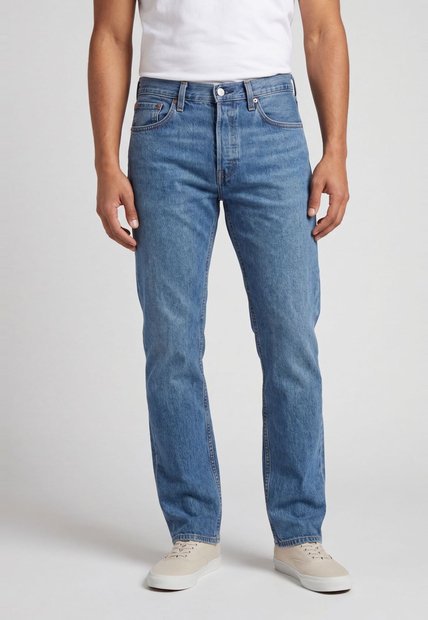 Jean Levi's 501 Relaxed Fit  Índigo Medio