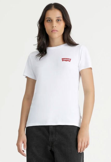 Camiseta Blanco-Rojo Levi's