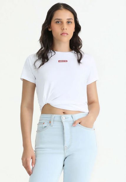 Camiseta Blanco-Rojo Levi's