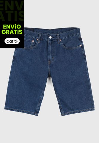 Bermuda Denim  Levi's 405 Standard Fit Índigo Medio Levis