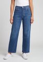 Jean Levi's Ribcage Straight Ankle Fit índigo Medio de Levis
