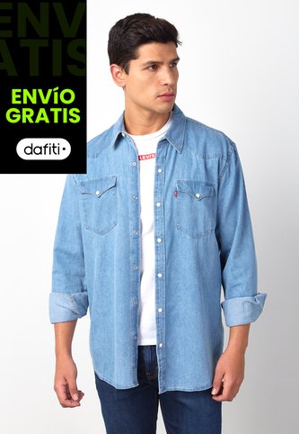 Camisa Denim Levi's Classic Western Índigo Claro Levis