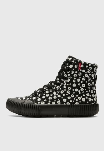 Tenis Lifestyle Levi's Oliva Floral Negro Levis