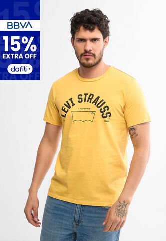Camiseta Levi's Mostaza Levis