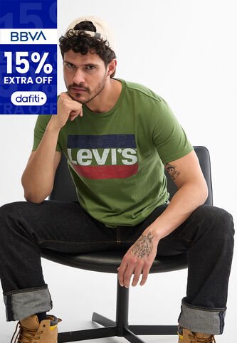 Camiseta Levi's Verde Oliva Levis