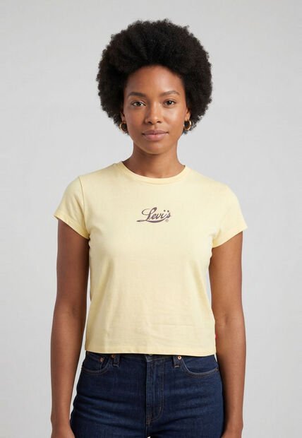 Camiseta Levi's Graphic Authentic Amarillo