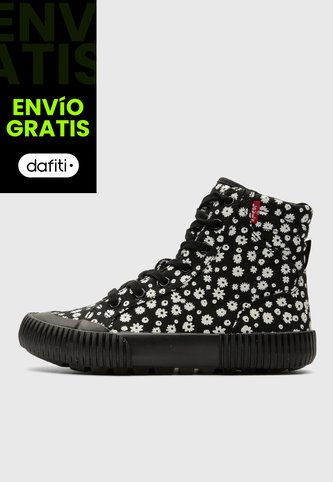 Tenis Lifestyle Levi's Oliva Floral Negro Levis