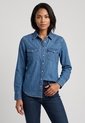 Camisa Denim Levi's Ultimate Western Índigo Medio de Levis
