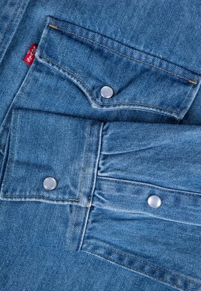 Camisa Denim Levi's Ultimate Western Índigo Medio