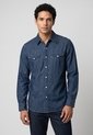Camisa Denim Levi's Barstow Western Índigo Oscuro de Levis