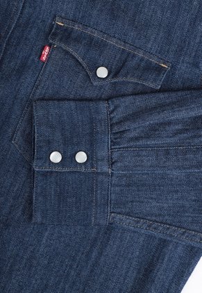 Camisa Denim Levi's Barstow Western Índigo Oscuro
