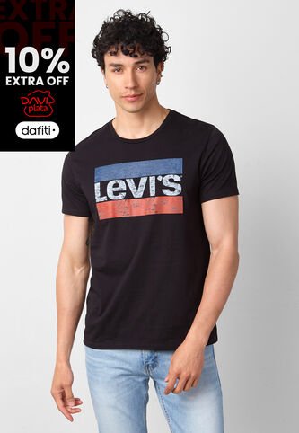 Camiseta Levi's Graphic Negro Levis
