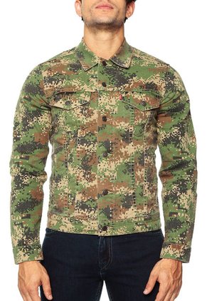 Chaqueta Verde-Café-Beige-Negro Levi`s