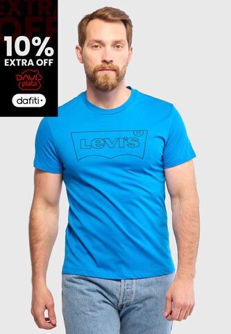 Camiseta Levi's SS Graphic Tee MX Azul Levis
