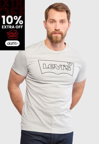Camiseta Levi's SS Graphic Tee MX Gris Levis