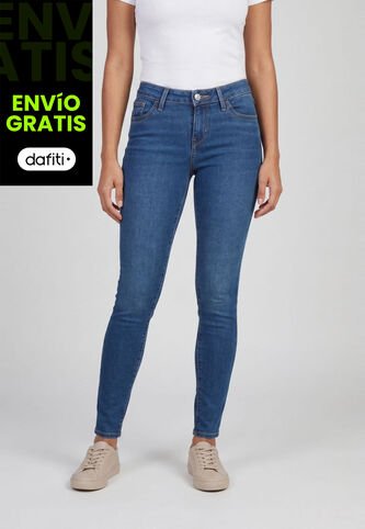 Jean Levi's 710 Super Skinny Fit Índigo Medio Levis