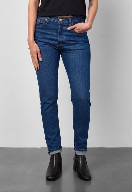 Jean Levi's 501 Skinny Fit Índigo Medio