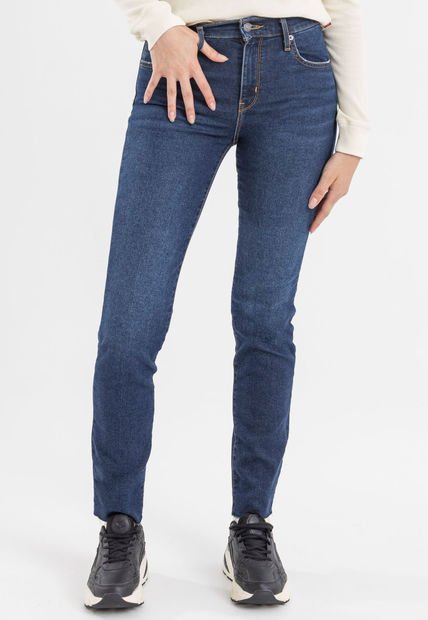Jean  Índigo Oscuro Levi's 724 Hig-Rise Slim Straight Fit
