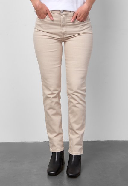 Jean Levi's 724 Slim Straight Fit Caqui