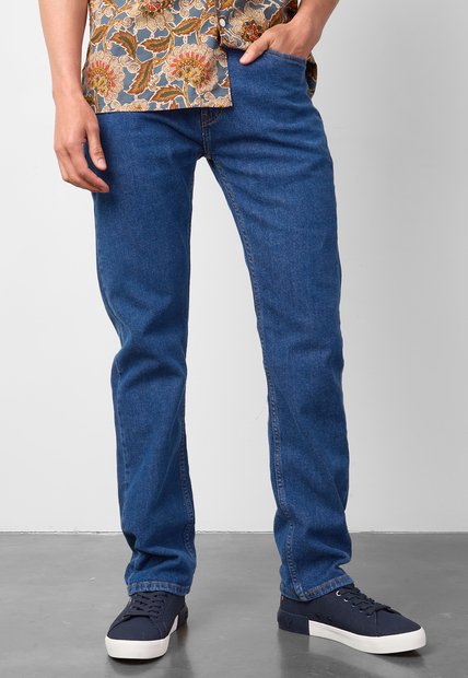Jean Levi's 505 Regular Fit Índigo Medio