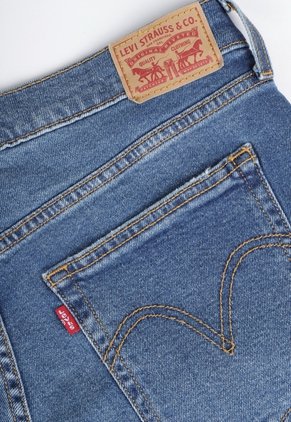Jean Levi's Wedgie Straight Fit Índigo Medio