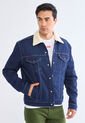 Chaqueta Denim Levi's Sherpa Trucker Índigo Oscuro de Levis