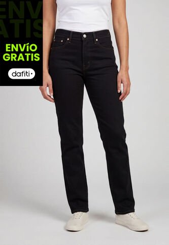 Jean Levi's Wedgie Straight Fit Negro Levis