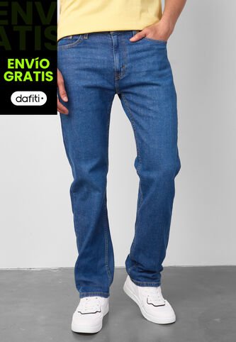 Pantalón Levi's 505 Regular Fit Índigo Medio Levis