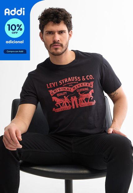 Camiseta Levi's Negro