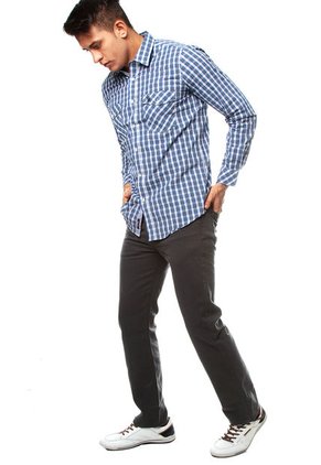 Jean Levi's 501 Original Fit Gris Oscuro