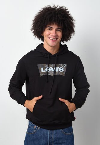 Hoodie Levi's Standard Graphic Negro Levis