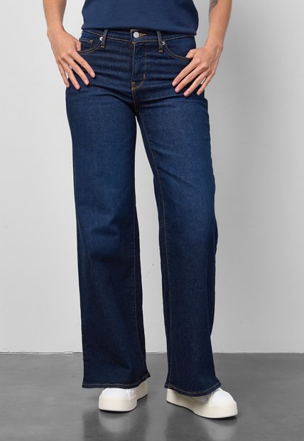 Jean Levi's 318 Shaping Wide Leg Índigo Oscuro