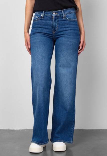 Jean Levi's 318 Shaping Wide Leg Índigo Medio
