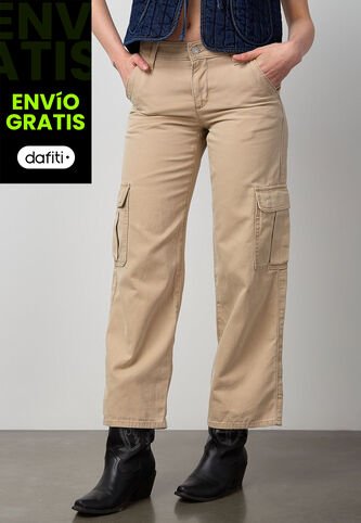 Pantalón Cargo Levi's Superlow Loose Fit Caqui Levis