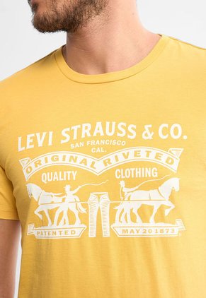 Camiseta Levi's Mostaza
