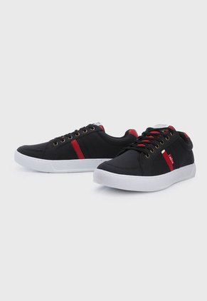 Tenis Lifestyle Negro-Rojo-Blanco Levi's