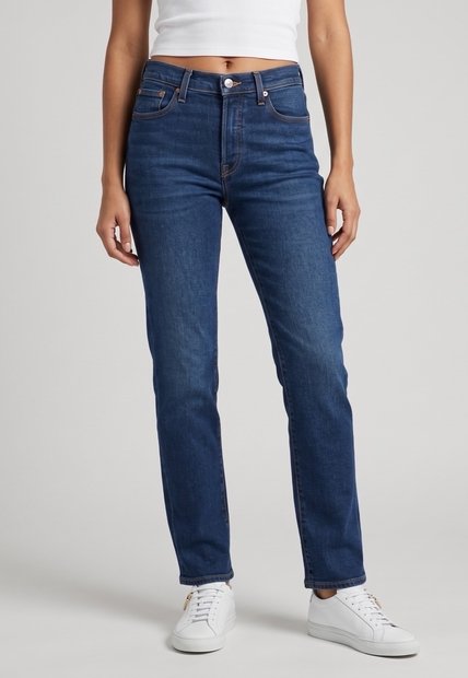 Jean Levi's Wedgie Straight Índigo Medio