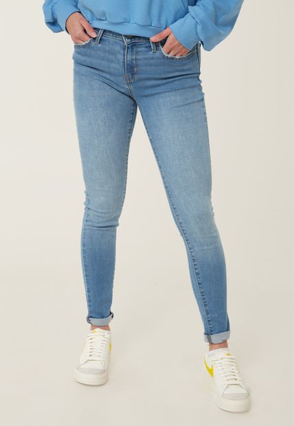 Jean  Azul Claro Levi's 710 Super Skinny Fit