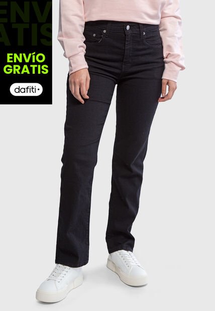 Jean Levi's 724 Slim Straight Negro