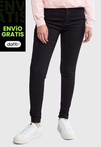 Jean Levi's 720 Super Skinny Fit Negro Levis